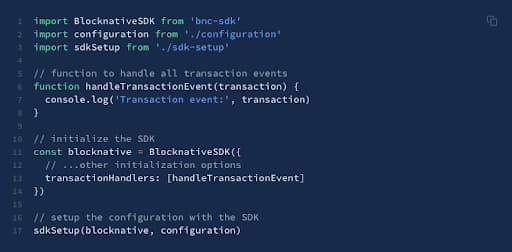 Script for importing configuration.json files and sdkSetup.js files from Mempool Explorer.