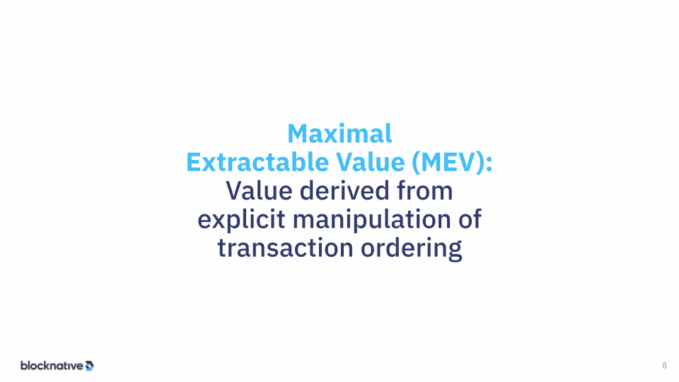 MEV explained slide